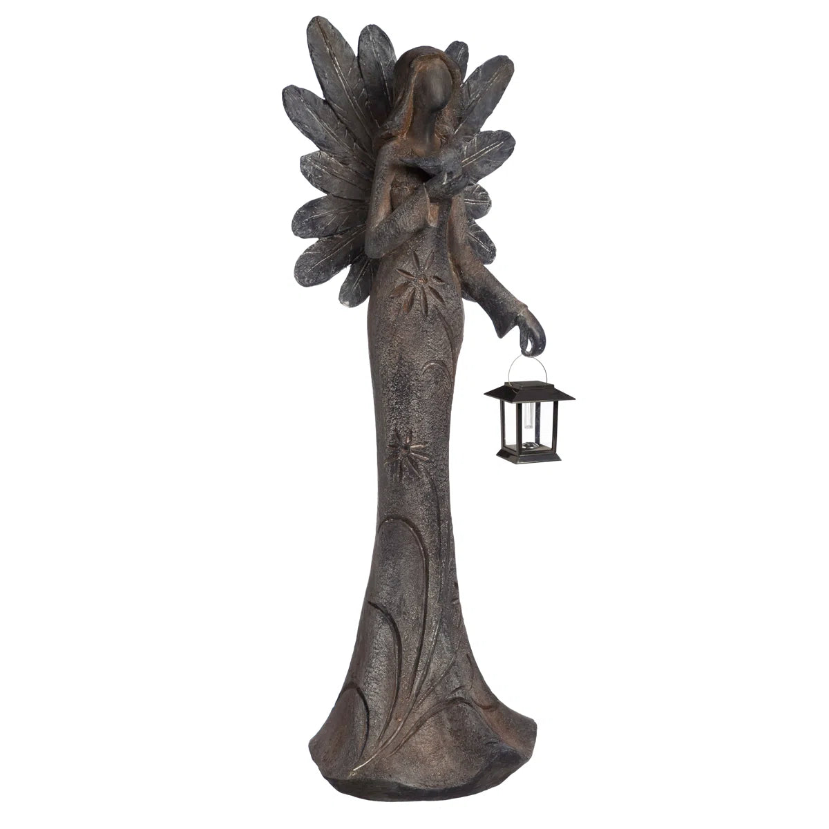 Hallwood Angel Garden with Solar Lantern